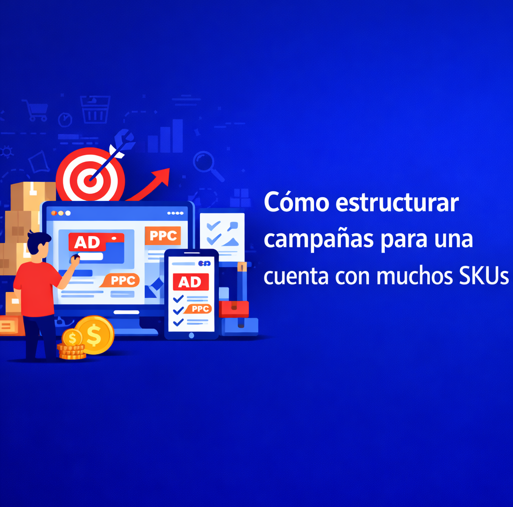 Cómo estructurar campañas para una cuenta con muchos SKUs