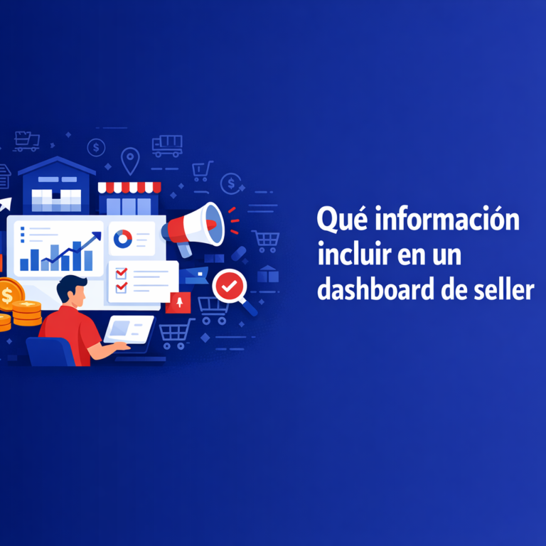 que informacion debe incluir un dashboard seller